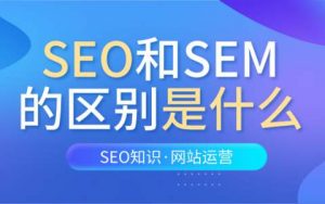 SEO与SEM，如何协调搭配优化更高效呢？